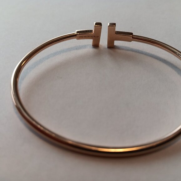 TIFFANY T WIRE DIAMOND BRACELET - Picture 5 of 6